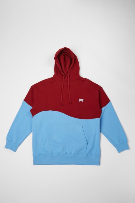 Camper Hoodie Burgundy And Blue Unisex Hoodie New Arrivals