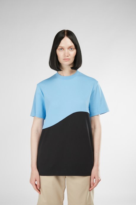 Camper Design T-Shirt Blue And Black Unisex T-Shirt