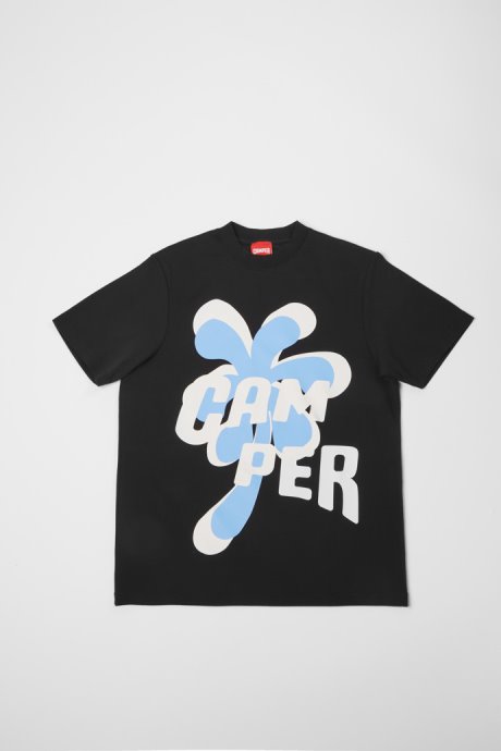 Design T-Shirt Black And Blue Printed Unisex T-Shirt Camper