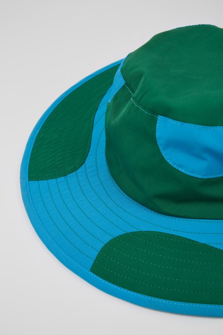 Exclusive Camper Hat Blue And Green Hat