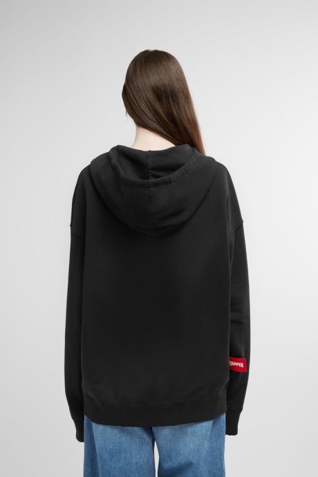 Hoodie Black Hoodie With Camper Logo