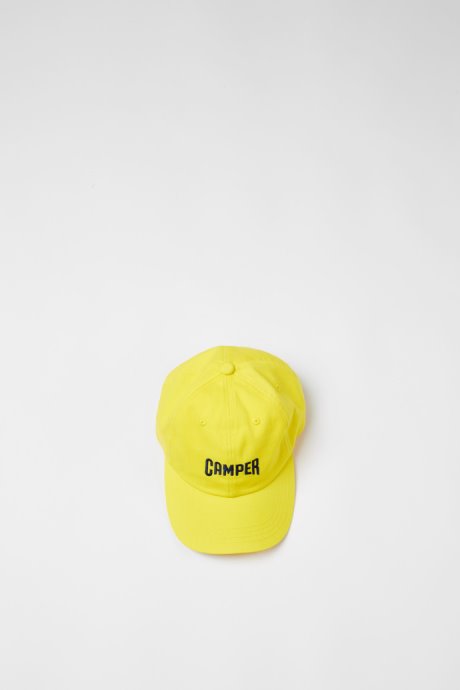 Cap Yellow Cap With Camper Logo