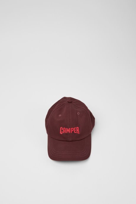 Cap Burgundy Cap With Camper Logo