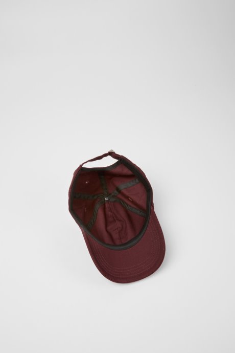 Cap Burgundy Cap With Camper Logo