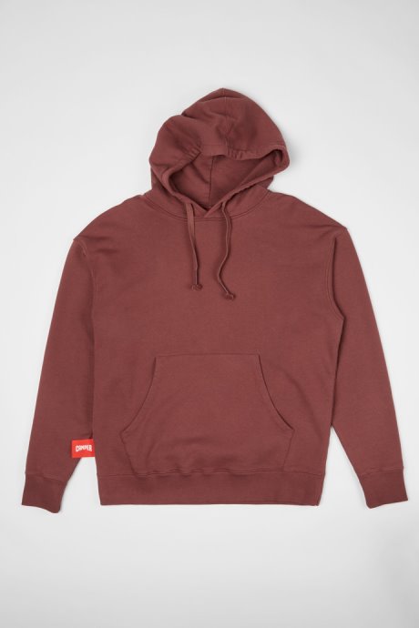 Hoodie Burgundy Hoodie With Harness Driver Print Exclusive Camper