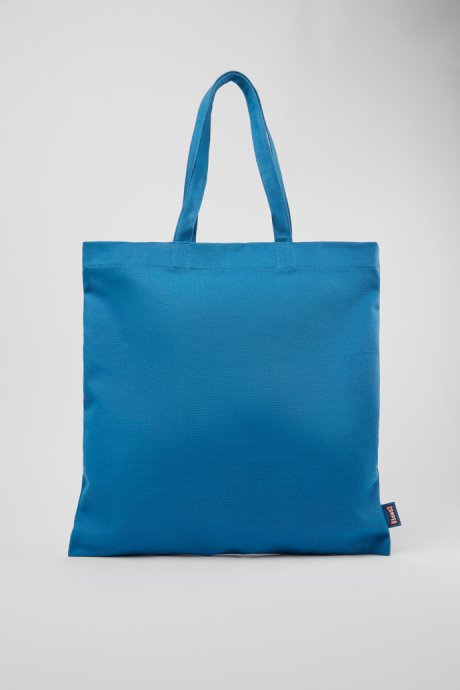 Conmigo Blue Recycled Cotton Tote Bag Camper New Arrivals