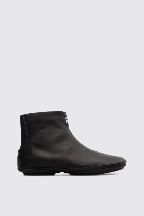 Right Black Zip Up Ankle Boot For Women Camper New Arrivals