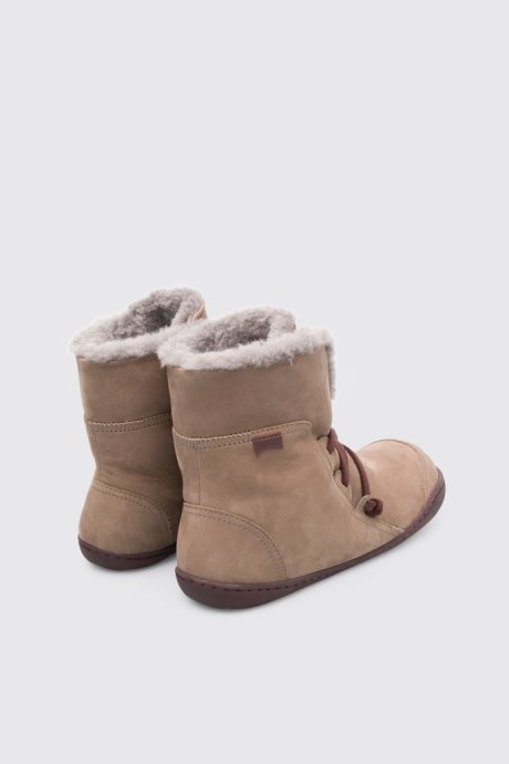 Design Peu Grey Ankle Boots For Women Camper