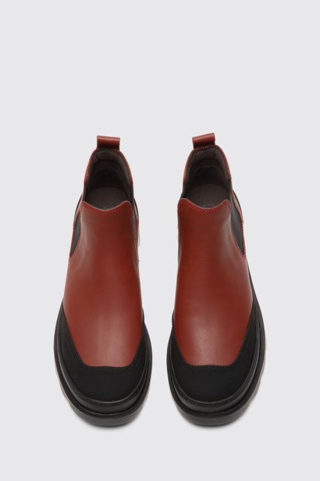 Exclusive Camper Brutus Red-Brown Ankle Boot For Women