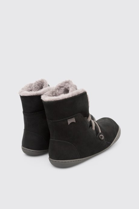 Peu Black Ankle Boots For Women Exclusive Camper