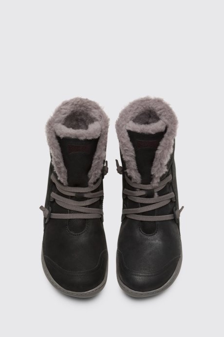 Peu Black Ankle Boots For Women Exclusive Camper