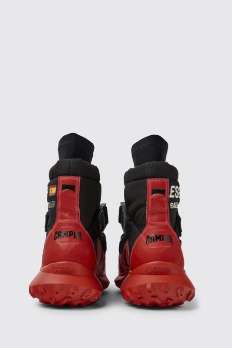 Camper X Sailgp Gore-Tex Black And Red Boots For Women
