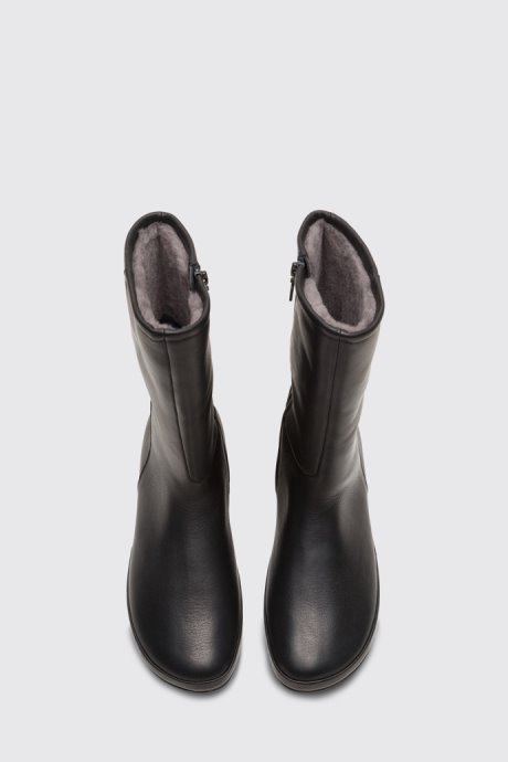 Camper Design Right Black Mid Boot For Women