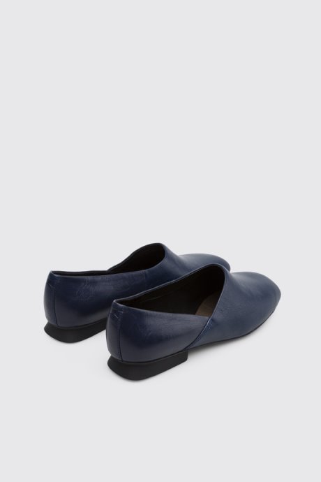 Design Casi Myra Women's Blue Ballerina Shoe Camper