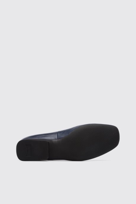 Design Casi Myra Women's Blue Ballerina Shoe Camper