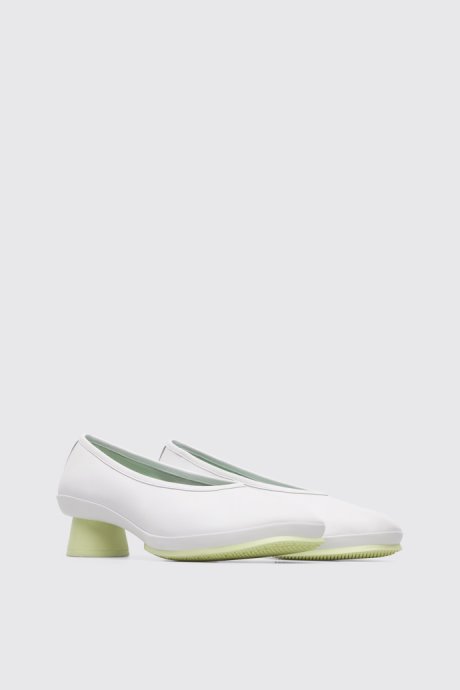 Alright White Heels For Women Exclusive Camper
