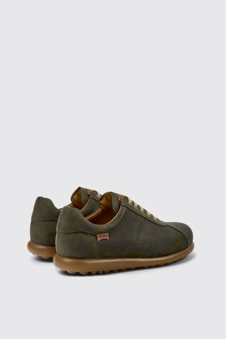 Exclusive Camper Pelotas Green Nubuck Sneakers For Men