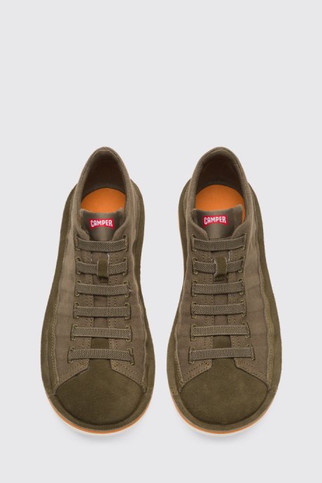 Exclusive Camper Beetle Men's Green Sneakers