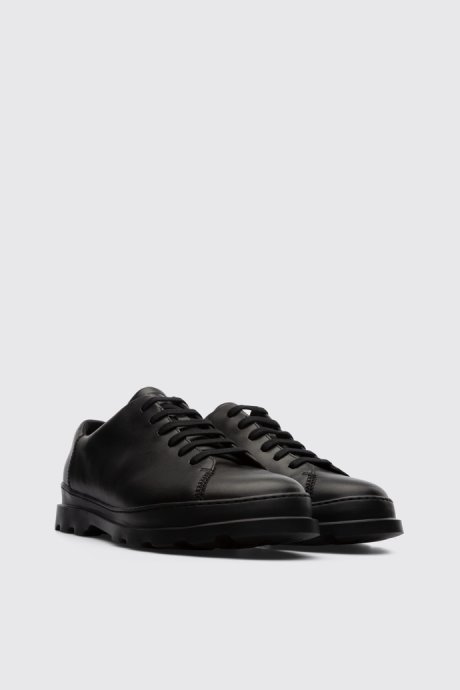 Camper Brutus Black Lace Up Shoe For Men New Arrivals