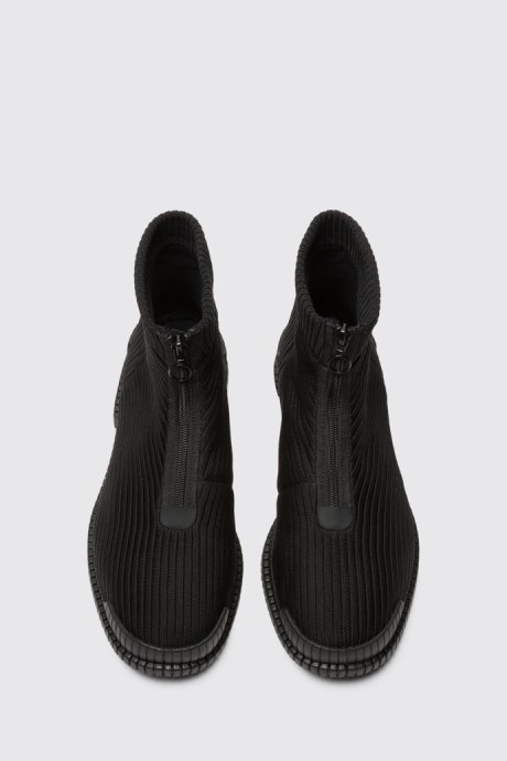 Exclusive Camper Pix Black Ankle Boots For Men