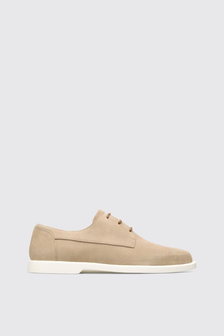 Camper Design Judd Beige Lace-Up Shoe For Men