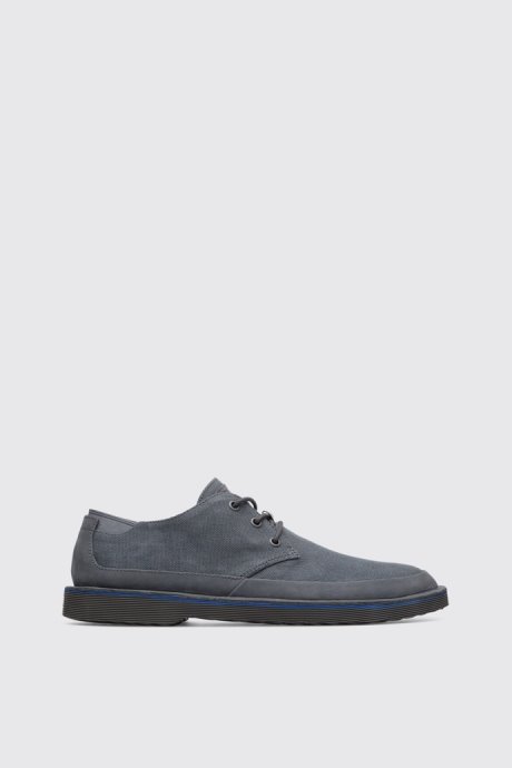 Design Morrys Dark Gray Shoe For Men Camper