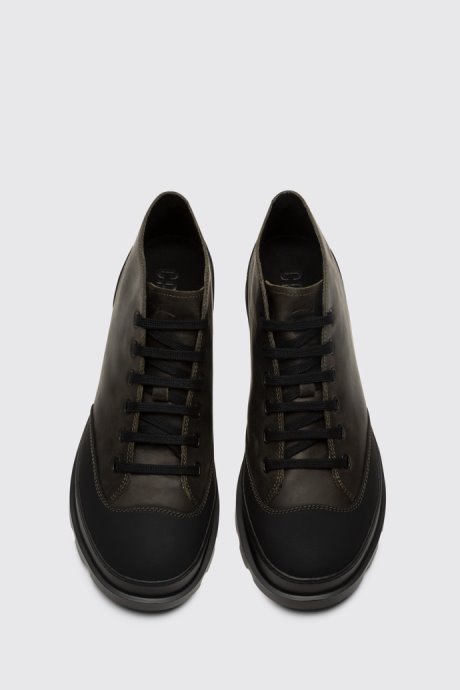 Camper Design Brutus Greenish-Grey Ankle Boot For Men