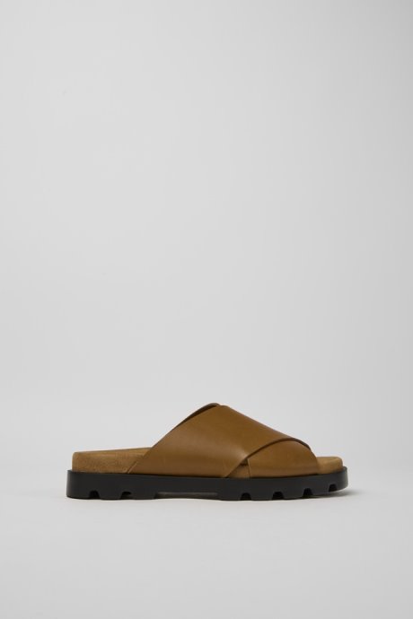 Exclusive Camper Brutus Sandal Brown Leather Sandals For Women