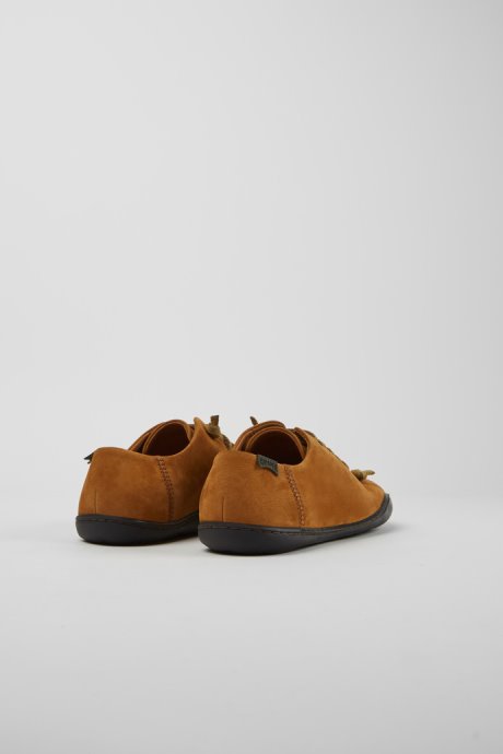 Design Peu Light Brown Nubuck Shoes For Women Camper