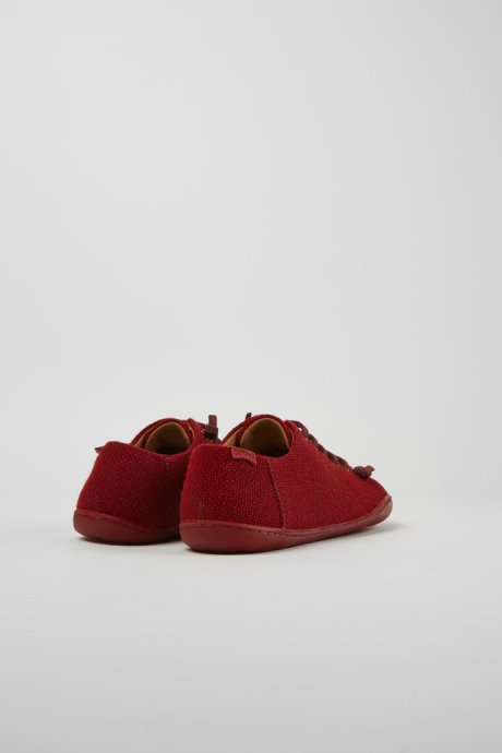 Exclusive Camper Peu Burgundy Wool And Viscose Shoes For Women