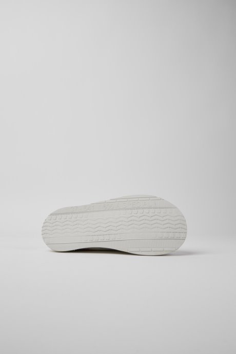 Twins White Printed Leather Shoes For Women Exclusive Camper