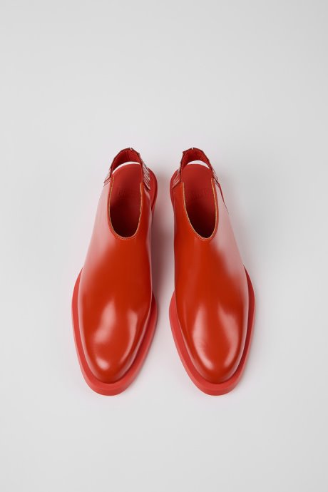 Exclusive Camper Bonnie Red Leather Heels For Women
