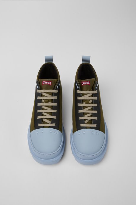 Camper Brutus Green Blue And Black Shoes For Women New Arrivals