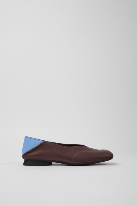 Casi Myra Burgundy And Blue Ballerina Flats For Women Camper New Arrivals