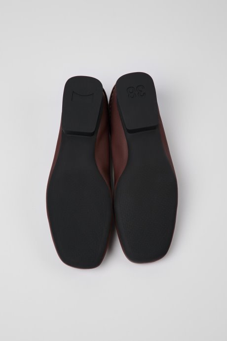 Casi Myra Burgundy And Blue Ballerina Flats For Women Camper New Arrivals