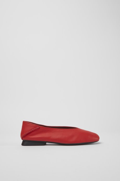 Design Casi Myra Red Ballerinas For Women Camper