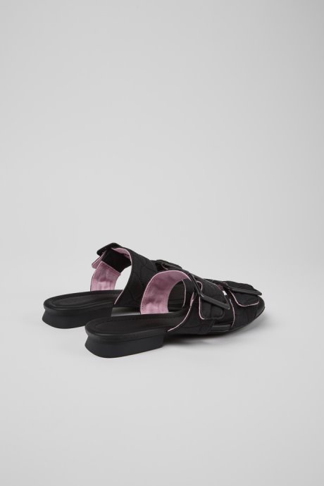 Exclusive Camper Casi Myra Black Recycled Pet Sandals For Women