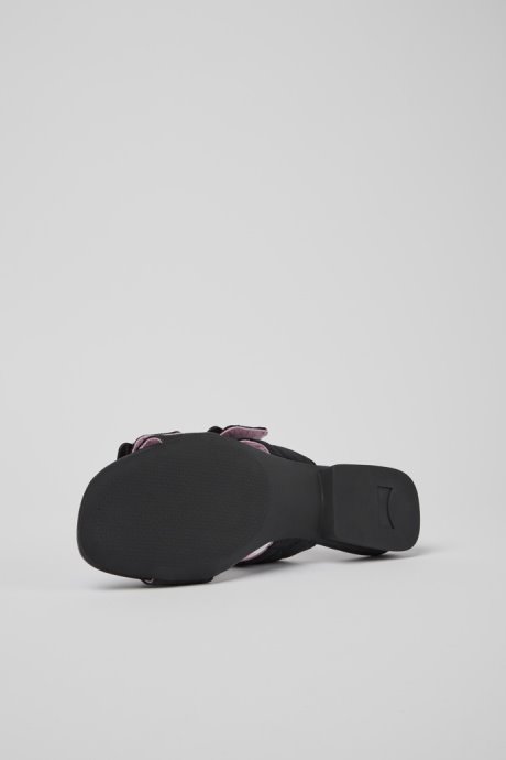 Exclusive Camper Casi Myra Black Recycled Pet Sandals For Women