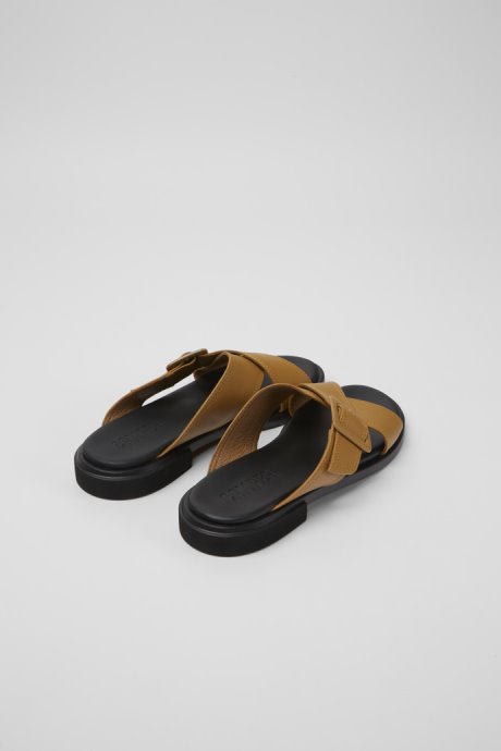 Exclusive Camper Edy Brown Leather Sandals For Women
