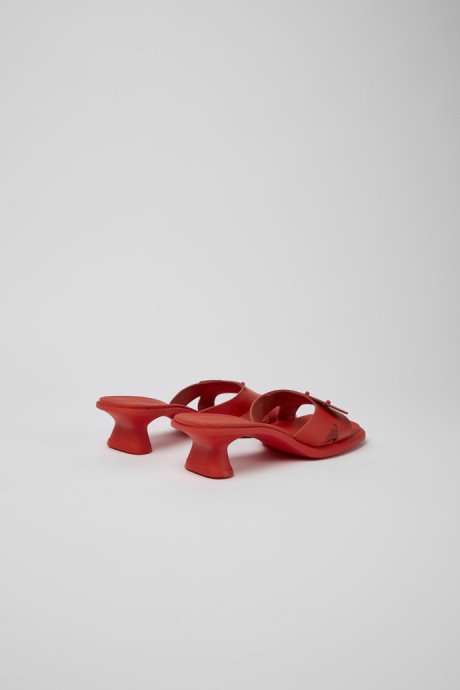 Exclusive Camper Dina Red Leather Sandals For Women