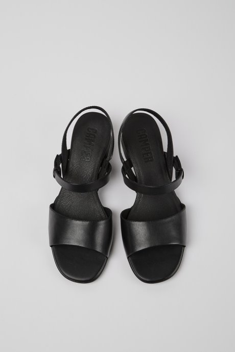 Design Katie Women's Black Strappy Sandal Camper