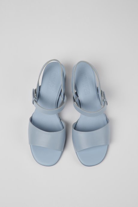 Camper Design Katie Blue Leather Sandals For Women