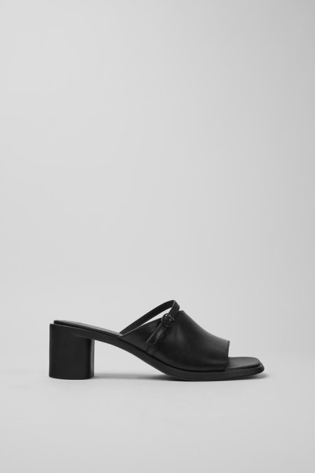 Exclusive Camper Meda Black Leather Sandals For Women
