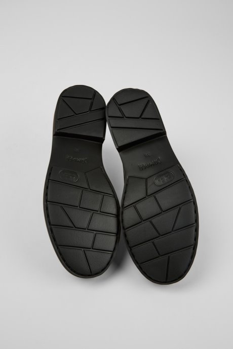 Neuman Black Leather Lace-Up Shoes Exclusive Camper