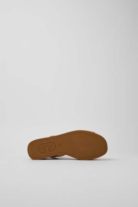 Camper Misia Brown Nubuck Sandals For Women New Arrivals