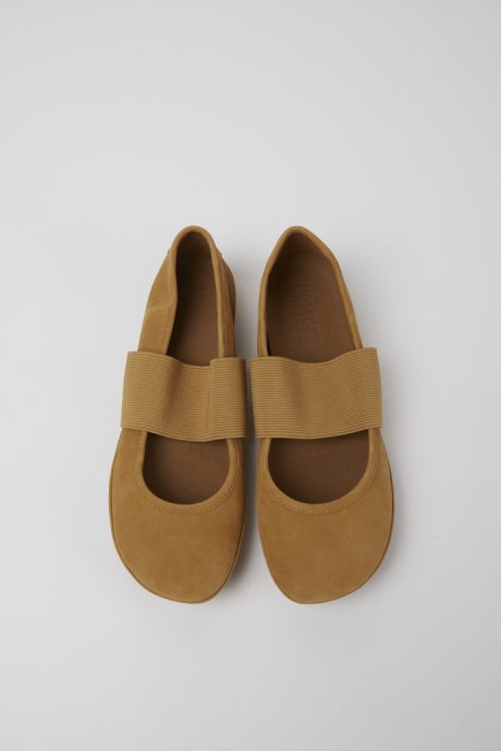 Camper Design Right Brown Nubuck Shoes For Women