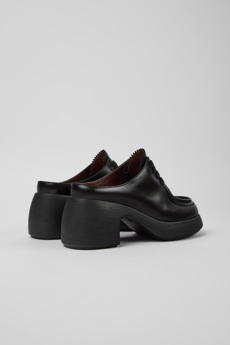 Thelma Black Leather Mules For Women Camper New Arrivals