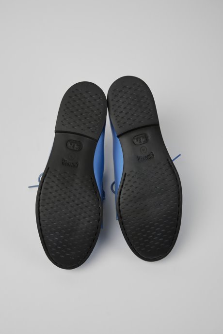 Twins Blue And Green Leather Shoes For Women Camper New Arrivals