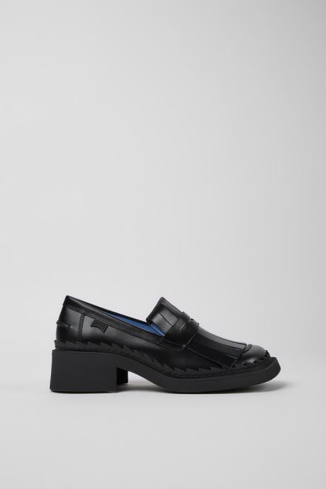 Exclusive Camper Taylor Black Leather Loafers For Women