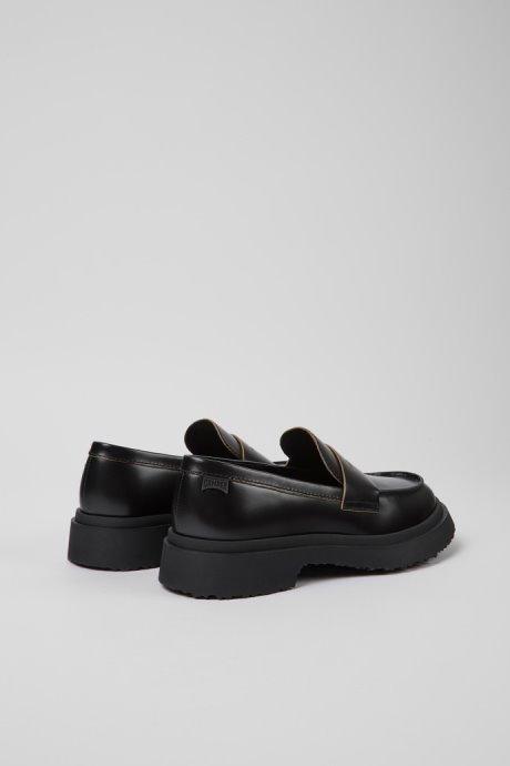 Walden Black Leather Loafers For Women Camper New Arrivals